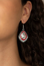 Load image into Gallery viewer, Fearlessly Feminine - Red Earrings - Paparazzi Jewelry