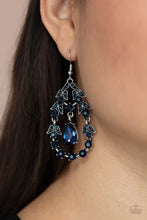 Load image into Gallery viewer, Garden Decorum - Blue Earrings - Paparazzi Jewelry