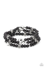 Load image into Gallery viewer, paparazzi-accessories-here-to-staycation-black-bracelet