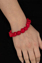 Load image into Gallery viewer, Prehistoric Paradise - Red Bracelet - Paparazzi Jewelry