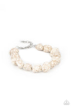 Load image into Gallery viewer, paparazzi-accessories-prehistoric-paradise-white-bracelet