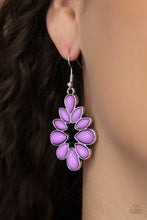 Load image into Gallery viewer, Burst Into TEARDROPS - Purple Earrings - Paparazzi Jewelry