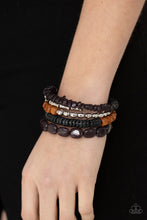 Load image into Gallery viewer, Outdoor Retreat - Black Bracelet - Paparazzi Jewelry