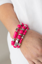 Load image into Gallery viewer, Perfectly Prismatic - Pink Bracelet - Paparazzi Jewelry