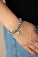Load image into Gallery viewer, Butterfly Wishes - Blue Bracelet - Paparazzi Jewelry