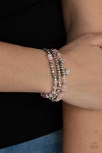 Load image into Gallery viewer, Glacial Glimmer - Pink Bracelet - Paparazzi Jewelry