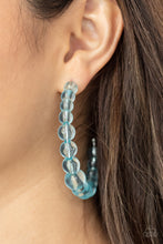Load image into Gallery viewer, In The Clear - Blue Earrings - Paprazzi Jewelry