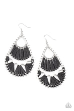 Load image into Gallery viewer, paparazzi-accessories-samba-scene-black-earrings