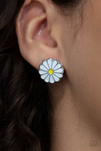 Load image into Gallery viewer, Budding Out - White Post Earrings - Paparazzi Jewelry