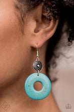 Load image into Gallery viewer, Earthy Epicenter - Blue Earrings - Paparazzi Jewelry