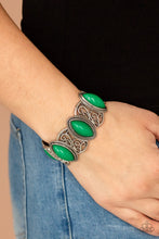 Load image into Gallery viewer, POP, Skip, and a Jump - Green Bracelet - Paparazzi Jewelry