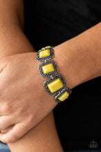Load image into Gallery viewer, Retro Rodeo - Yellow Bracelet - Paprazzi Jewelry