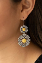 Load image into Gallery viewer, Sunny Sahara - Yellow Earrings - Paparazzi Jewelry