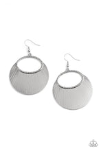 Load image into Gallery viewer, paparazzi-accessories-fan-girl-glam-silver-earrings
