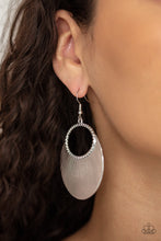 Load image into Gallery viewer, Fan Girl Glam - Silver Earrings - Paparazzi Jewelry