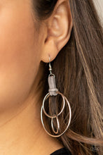 Load image into Gallery viewer, Fearless Fusion - Silver Earrings - Paparazzi Jewelry