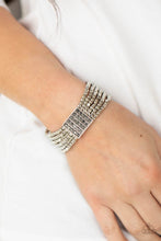 Load image into Gallery viewer, Star-Studded Showcase - Silver Bracelet - Paparazzi Jewelry