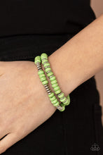 Load image into Gallery viewer, Desert Rainbow - Green Bracelet - Paparazzi Jewelry