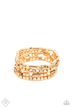 Load image into Gallery viewer, paparazzi-accessories-metro-materials-gold-bracelet