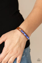 Load image into Gallery viewer, Pebble Paradise - Blue Bracelet - Paparazzi Jewelry