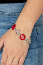 Load image into Gallery viewer, Garden Regalia - Red Bracelet - Paparazzi Jewelry