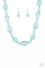 Load image into Gallery viewer, paparazzi-accessories-staycation-stunner-blue-necklace