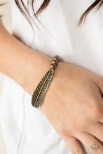 Load image into Gallery viewer, Featherlight Fashion - Brass Bracelet - Paparazzi Jewelry