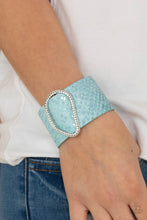 Load image into Gallery viewer, HISS-tory In The Making - Blue Bracelet - Paparazzi Jewelry