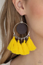 Load image into Gallery viewer, Yacht Bait - Yellow Earrings - Paparazzi Jewelry