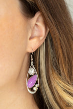Load image into Gallery viewer, Harmonious Harbors - Purple Earrings - Paparazzi Jewelry