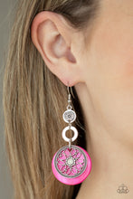 Load image into Gallery viewer, Royal Marina - Pink Earrings - Paparazzi Jewelry