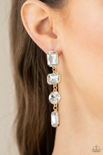 Load image into Gallery viewer, Cosmic Heiress - Gold Post Earrings - Paprazzi Jewelry