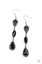 Load image into Gallery viewer, paparazzi-accessories-test-of-timeless-black-earrings
