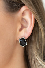Load image into Gallery viewer, Indulge Me - Black Post Earrings - Paparazzi Jewelry