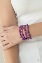 Load image into Gallery viewer, Nice GLOWING! - Purple Bracelet - Paparazzi Jewelry