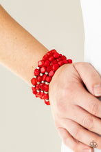Load image into Gallery viewer, Nice GLOWING! - Red Bracelet - Paparazzi Jewelry