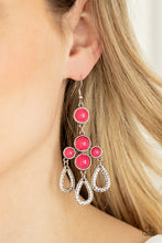Load image into Gallery viewer, Mediterranean Magic - Pink Earrings - Paparazzi Jewelry