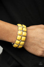 Load image into Gallery viewer, Double The DIVA-ttitude - Yellow Bracelet - Paparazzi Jewelry
