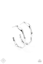 Load image into Gallery viewer, paparazzi-accessories-coveted-curves-silver-earrings