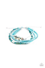 Load image into Gallery viewer, paparazzi-accessories-holographic-hike-blue-bracelet