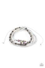 Load image into Gallery viewer, paparazzi-accessories-holographic-hike-silver-bracelet
