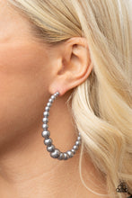 Load image into Gallery viewer, Glamour Graduate - Silver Earrings - Paparazzi Jewelry