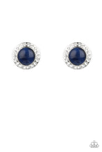 Load image into Gallery viewer, paparazzi-accessories-glowing-dazzle-blue-post earrings