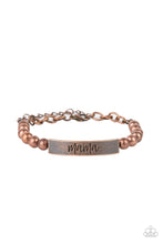 Load image into Gallery viewer, paparazzi-accessories-mom-squad-copper-bracelet