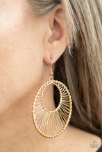 Load image into Gallery viewer, Artisan Applique - Gold Earrings - Paparazzi Jewelry