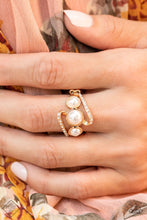 Load image into Gallery viewer, Posh Progression - Gold Ring - Paparazzi Jewelry