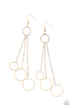 Load image into Gallery viewer, paparazzi-accessories-demurely-dazzling-gold-earrings