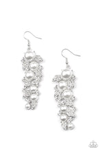 Load image into Gallery viewer, paparazzi-accessories-the-party-has-arrived-white-earrings