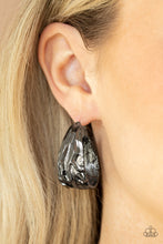 Load image into Gallery viewer, Badlands and Bellbottoms - Black Earrings - Paparazzi Jewelry