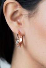 Load image into Gallery viewer, Subliminal Shimmer - Copper Earrings - Paparazzi Jewelry